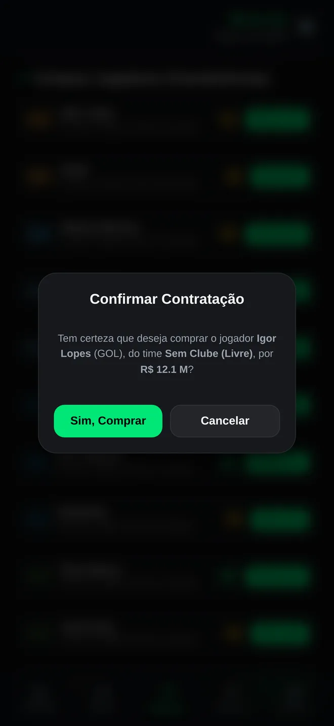 Contratação de jogador